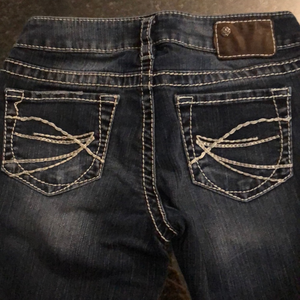 Aiko Bootcut Silver Jeans. Excellent condition!
